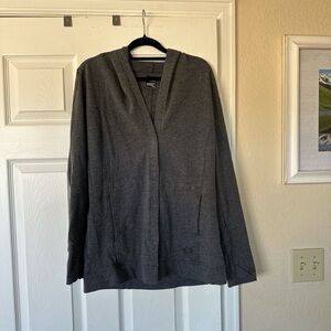 The North Face Charcoal Button Sweater